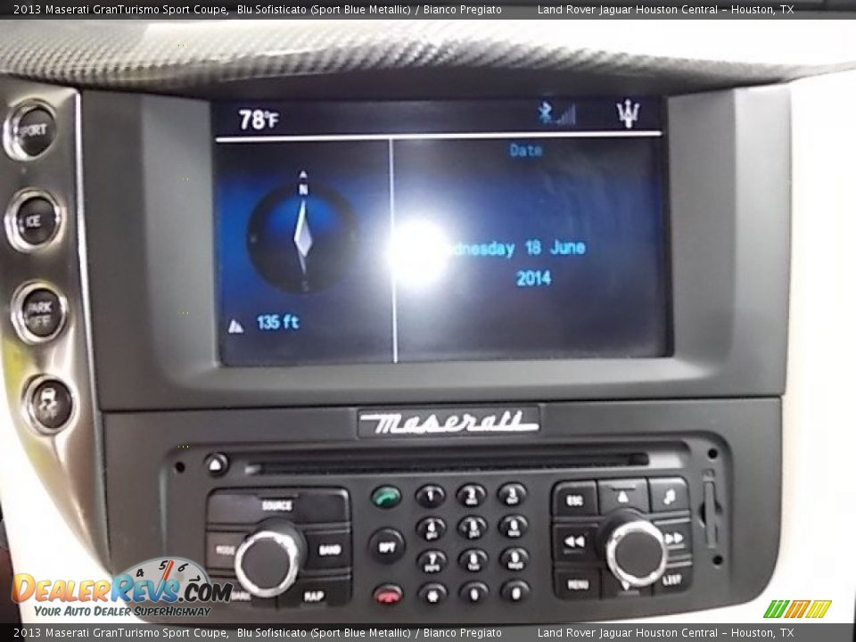 2013 Maserati GranTurismo Sport Coupe Blu Sofisticato (Sport Blue Metallic) / Bianco Pregiato Photo #18