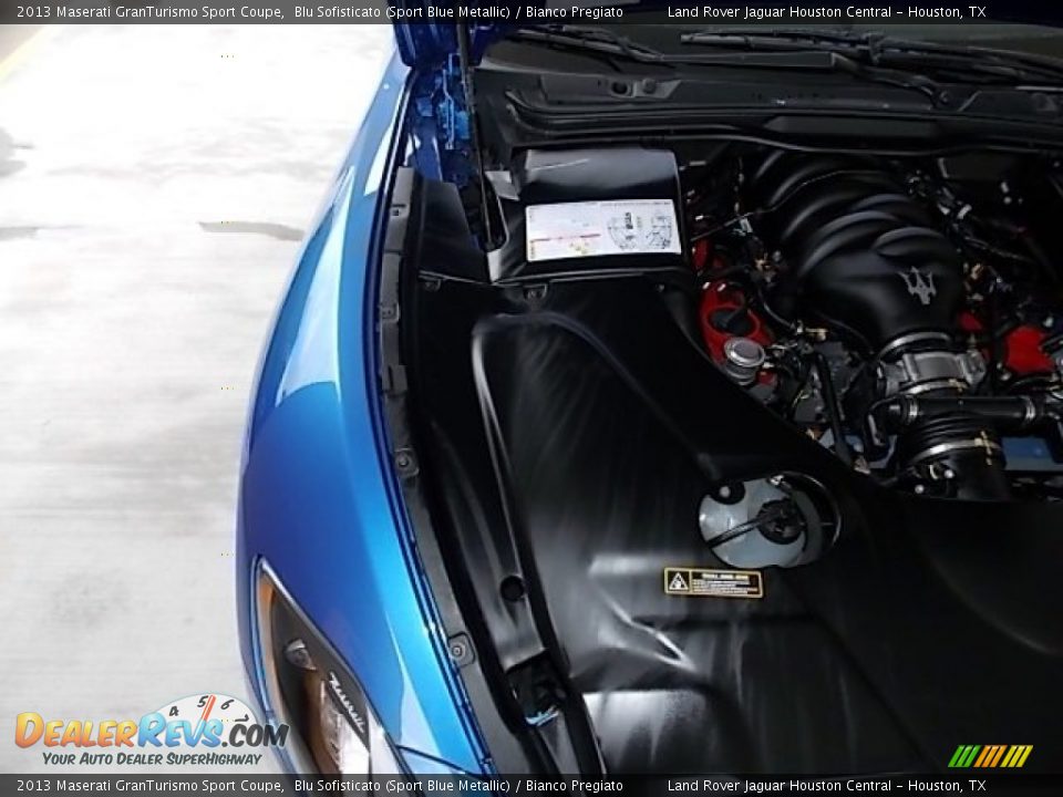 2013 Maserati GranTurismo Sport Coupe Blu Sofisticato (Sport Blue Metallic) / Bianco Pregiato Photo #34