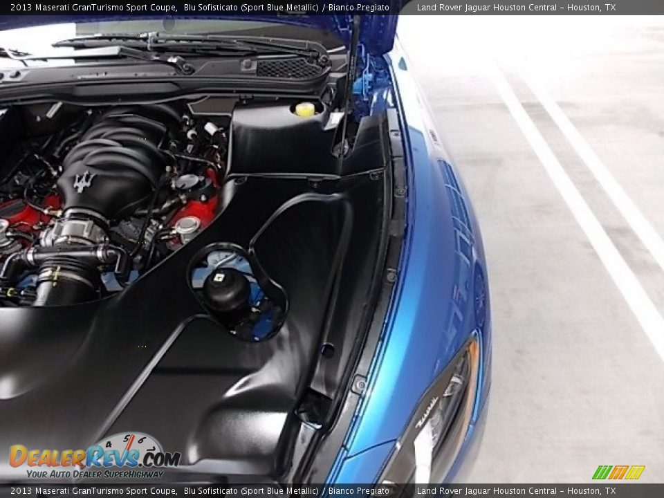 2013 Maserati GranTurismo Sport Coupe Blu Sofisticato (Sport Blue Metallic) / Bianco Pregiato Photo #36