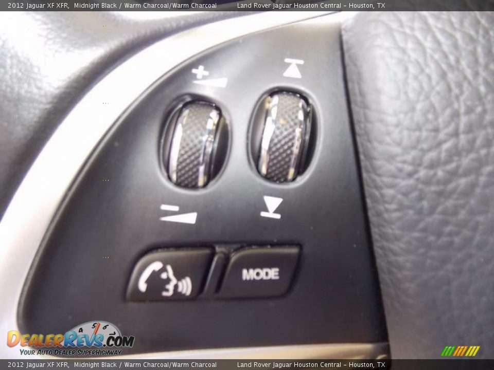 2012 Jaguar XF XFR Midnight Black / Warm Charcoal/Warm Charcoal Photo #23