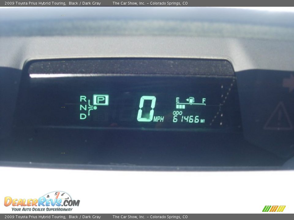 2009 Toyota Prius Hybrid Touring Black / Dark Gray Photo #3
