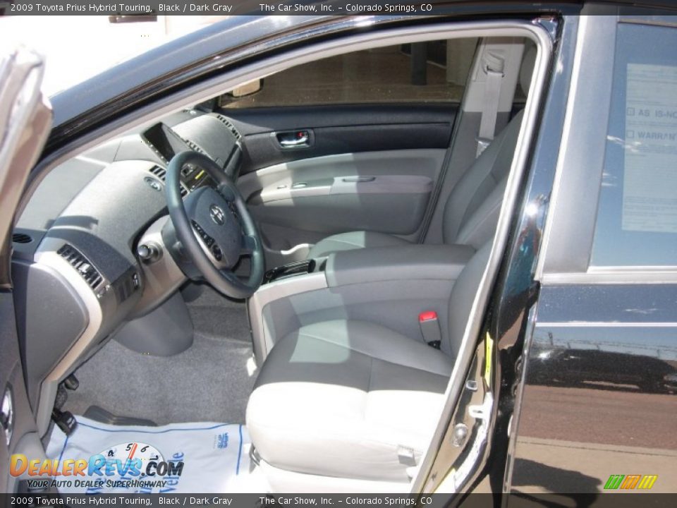 2009 Toyota Prius Hybrid Touring Black / Dark Gray Photo #5