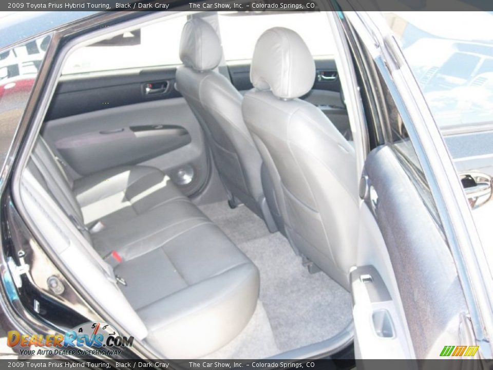 2009 Toyota Prius Hybrid Touring Black / Dark Gray Photo #7