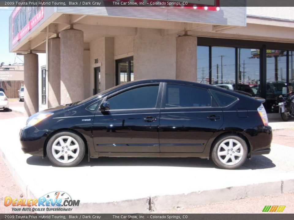 2009 Toyota Prius Hybrid Touring Black / Dark Gray Photo #9