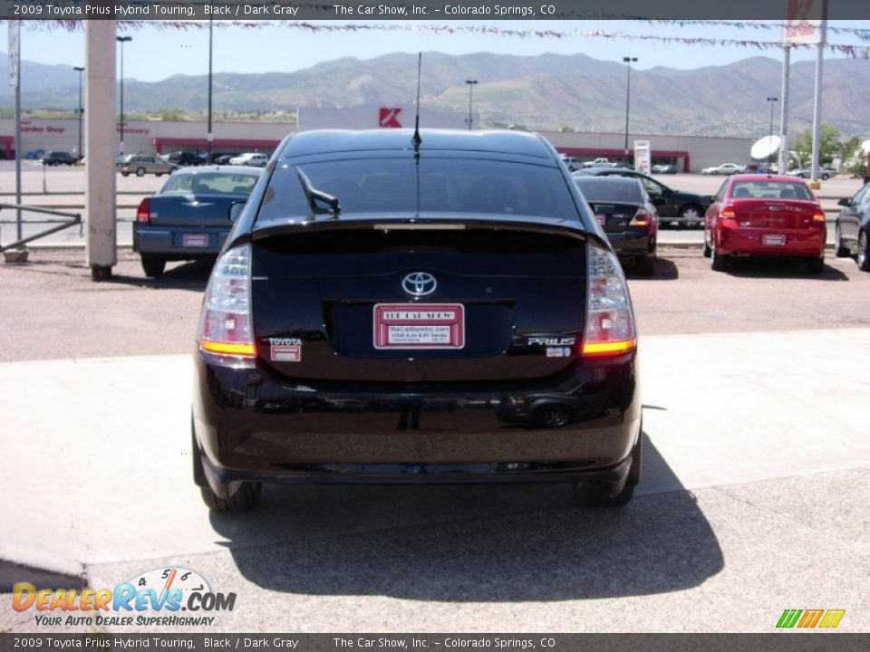 2009 Toyota Prius Hybrid Touring Black / Dark Gray Photo #11