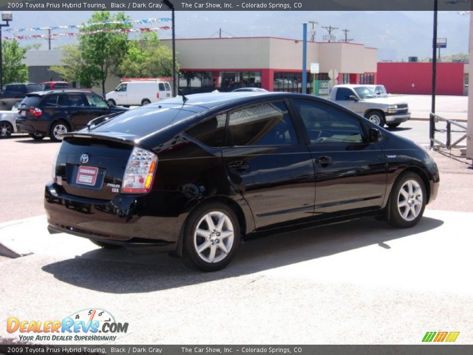 2009 Toyota Prius Hybrid Touring Black / Dark Gray Photo #13
