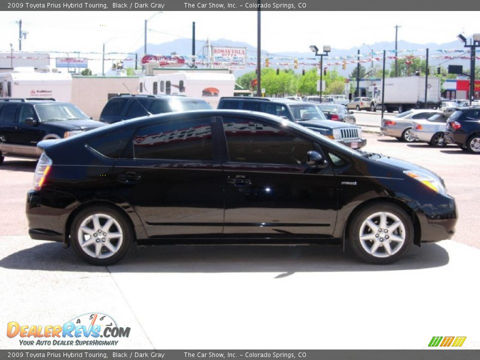 2009 Toyota Prius Hybrid Touring Black / Dark Gray Photo #14