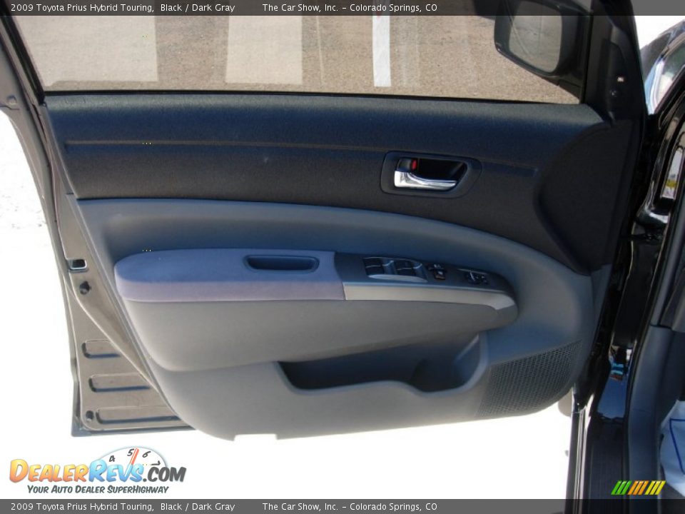 2009 Toyota Prius Hybrid Touring Black / Dark Gray Photo #19