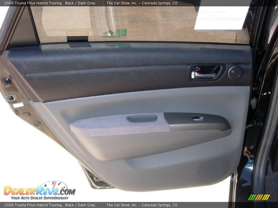 2009 Toyota Prius Hybrid Touring Black / Dark Gray Photo #20