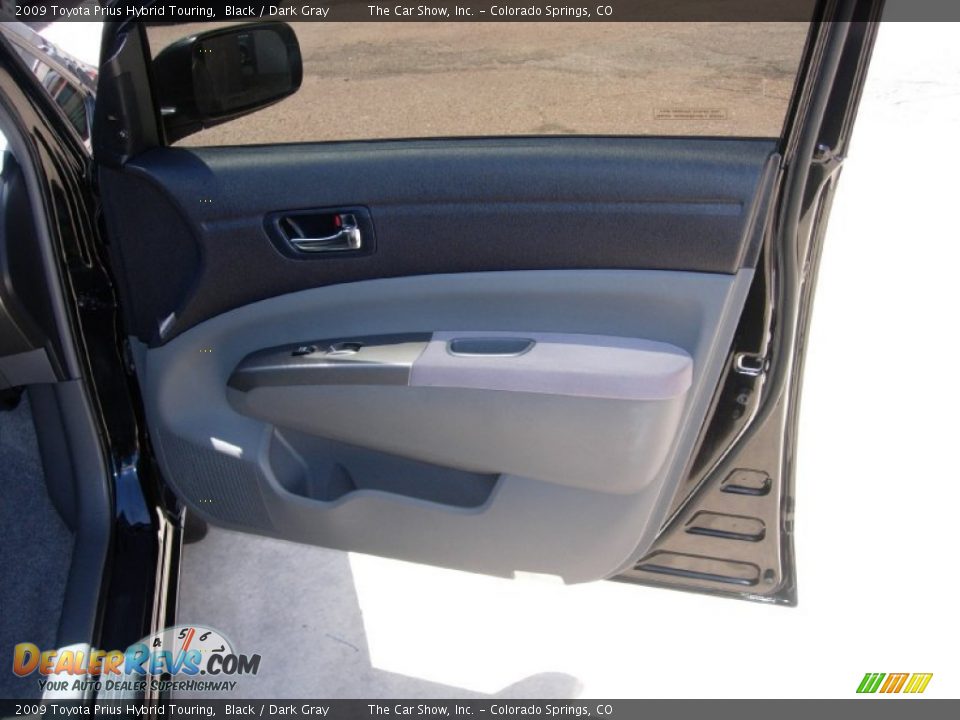 2009 Toyota Prius Hybrid Touring Black / Dark Gray Photo #22