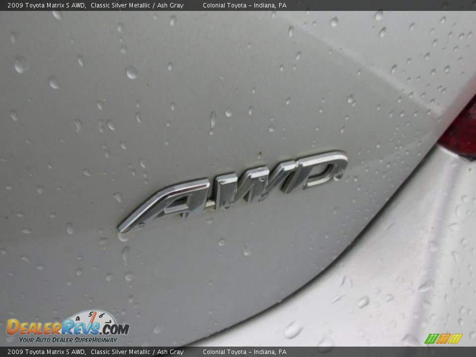 2009 Toyota Matrix S AWD Classic Silver Metallic / Ash Gray Photo #6