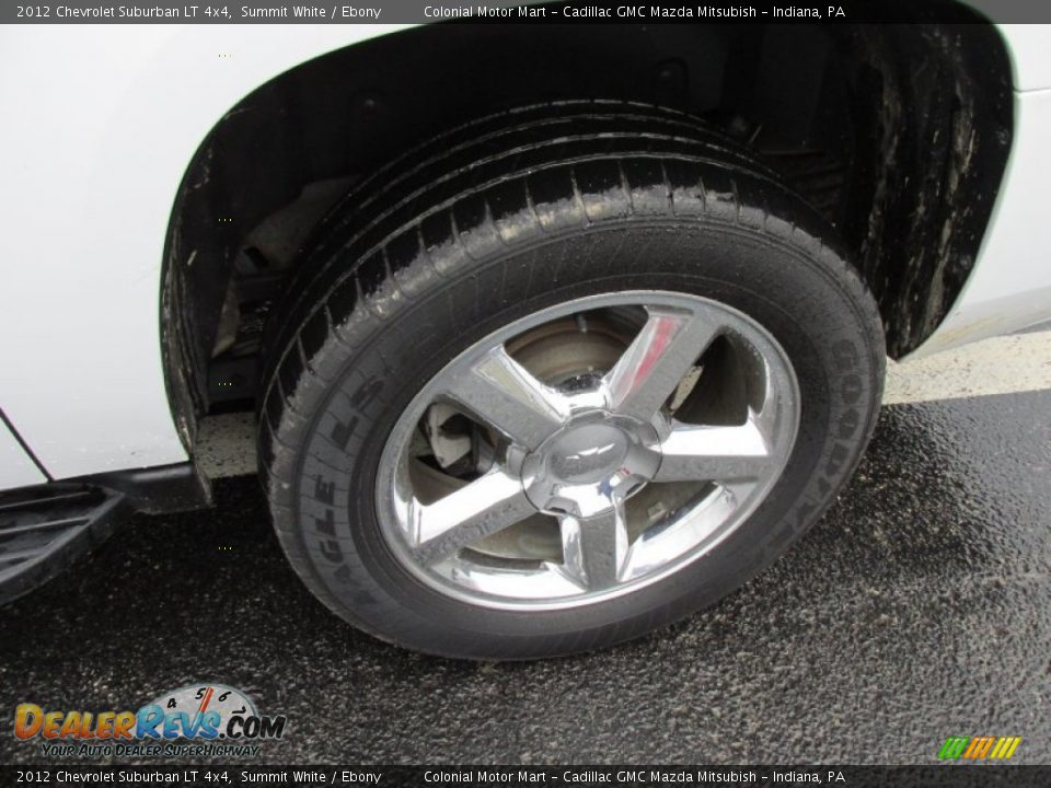 2012 Chevrolet Suburban LT 4x4 Summit White / Ebony Photo #3