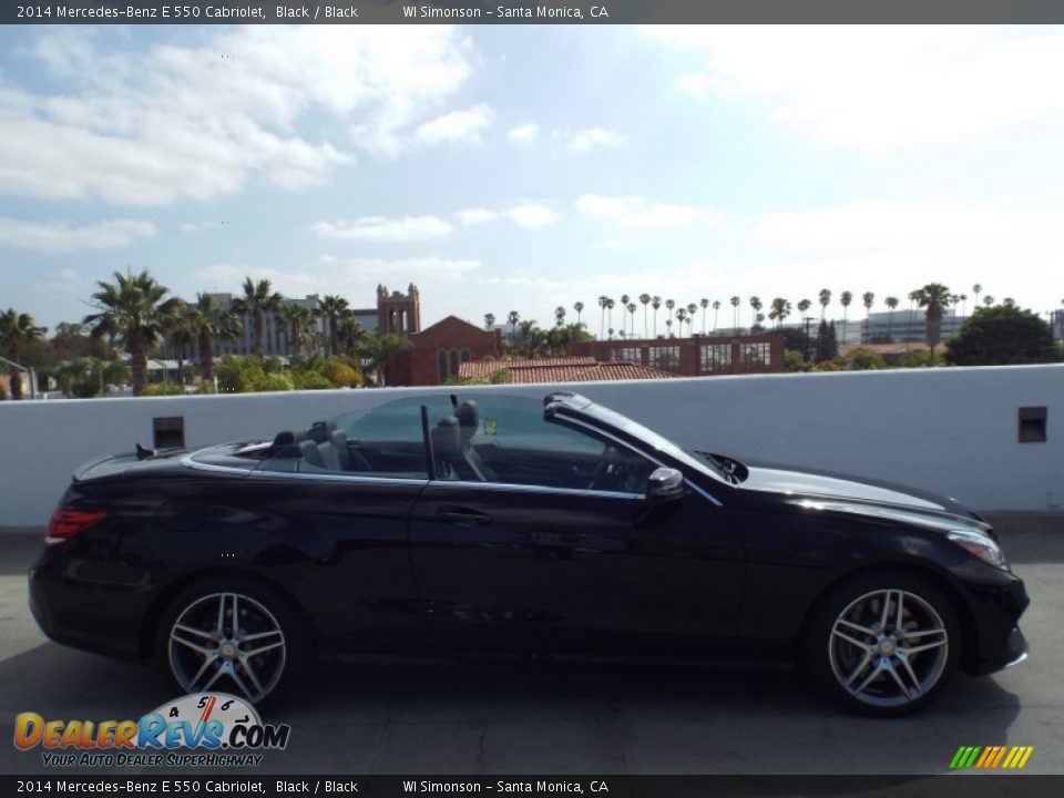 2014 Mercedes-Benz E 550 Cabriolet Black / Black Photo #3