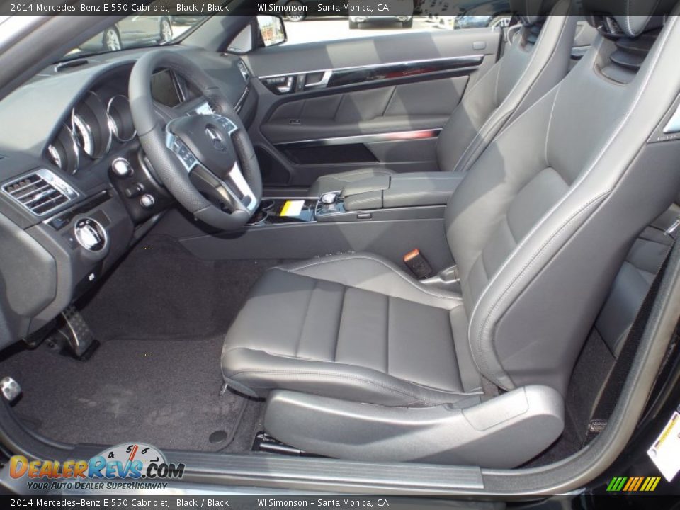 2014 Mercedes-Benz E 550 Cabriolet Black / Black Photo #5