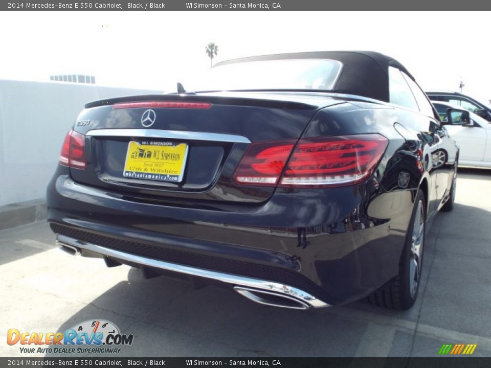 2014 Mercedes-Benz E 550 Cabriolet Black / Black Photo #8