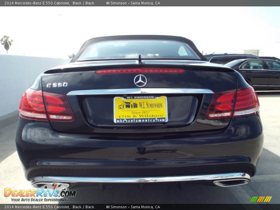 2014 Mercedes-Benz E 550 Cabriolet Black / Black Photo #9