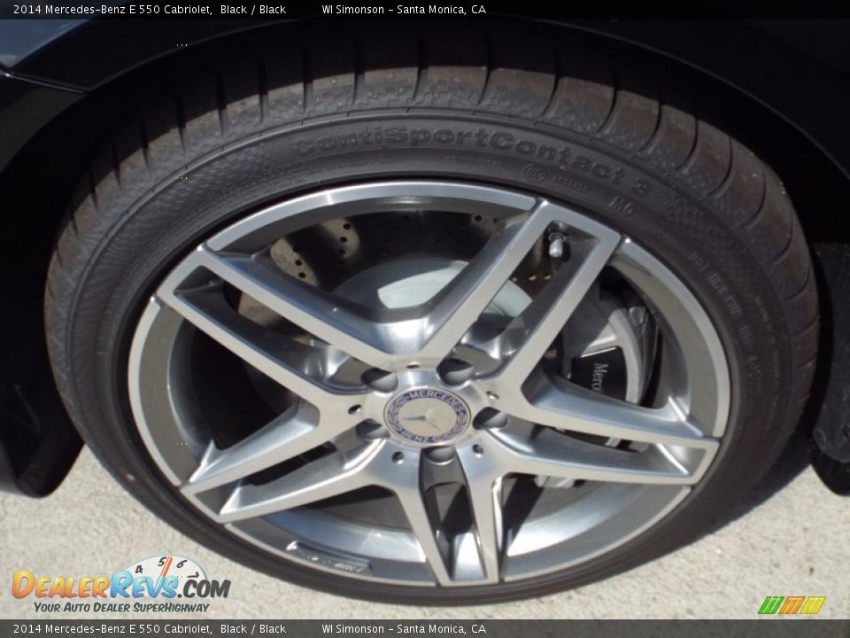 2014 Mercedes-Benz E 550 Cabriolet Black / Black Photo #10