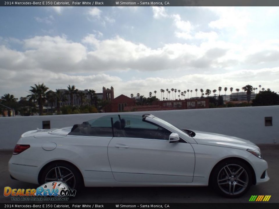 2014 Mercedes-Benz E 350 Cabriolet Polar White / Black Photo #3