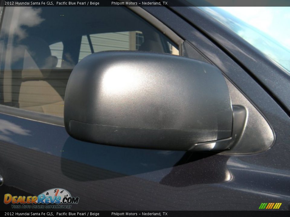2012 Hyundai Santa Fe GLS Pacific Blue Pearl / Beige Photo #15