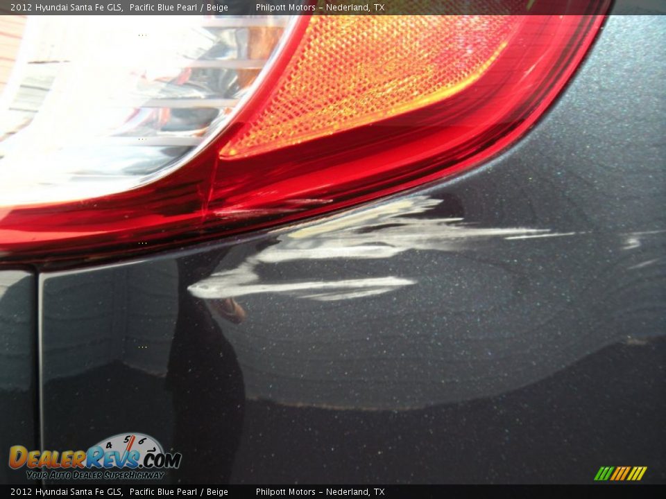 2012 Hyundai Santa Fe GLS Pacific Blue Pearl / Beige Photo #17