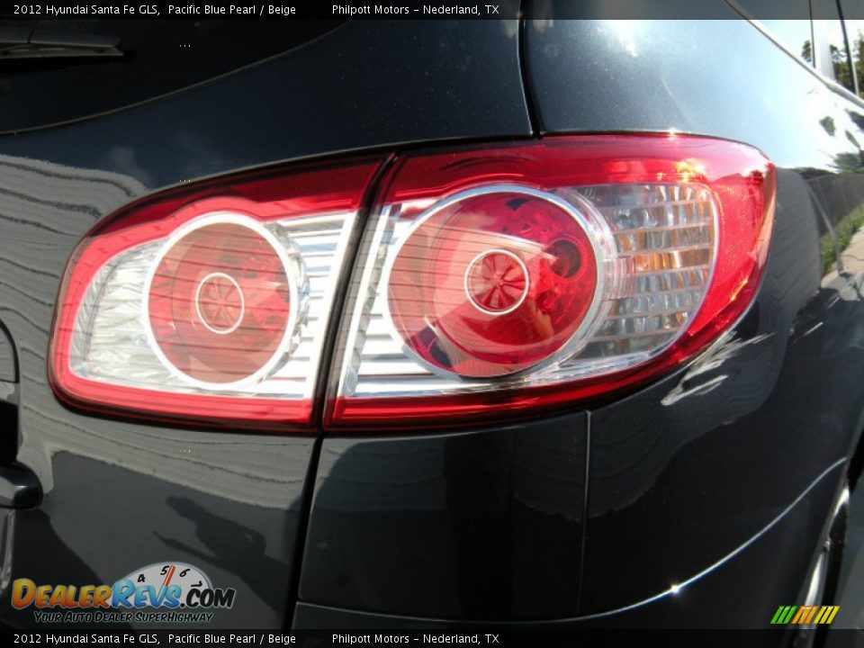 2012 Hyundai Santa Fe GLS Pacific Blue Pearl / Beige Photo #18
