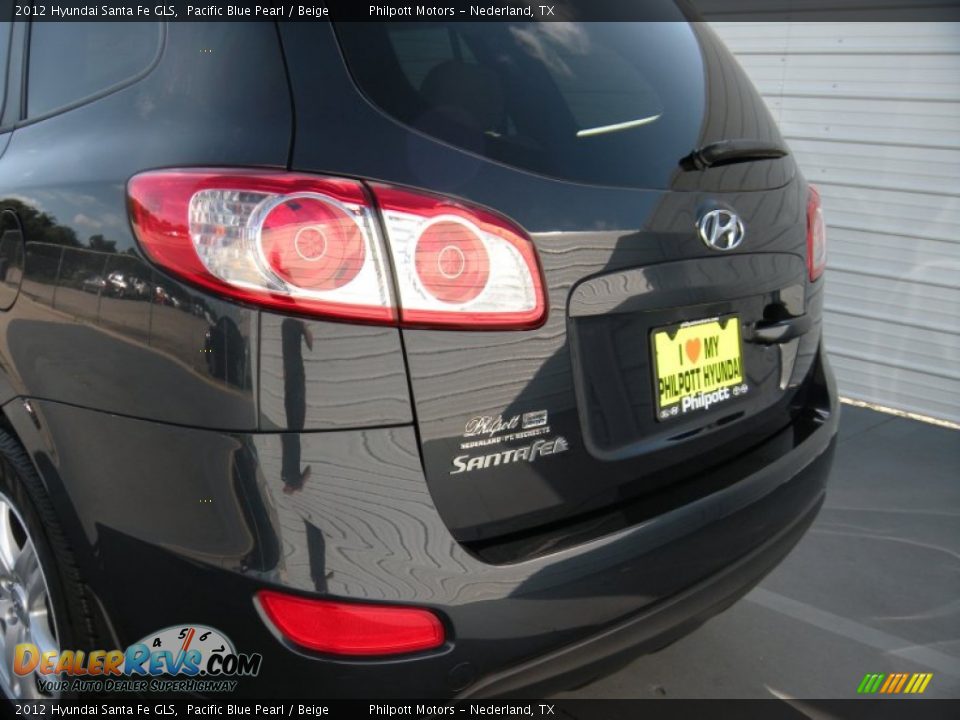 2012 Hyundai Santa Fe GLS Pacific Blue Pearl / Beige Photo #20