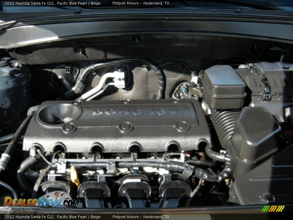 2012 Hyundai Santa Fe GLS Pacific Blue Pearl / Beige Photo #21