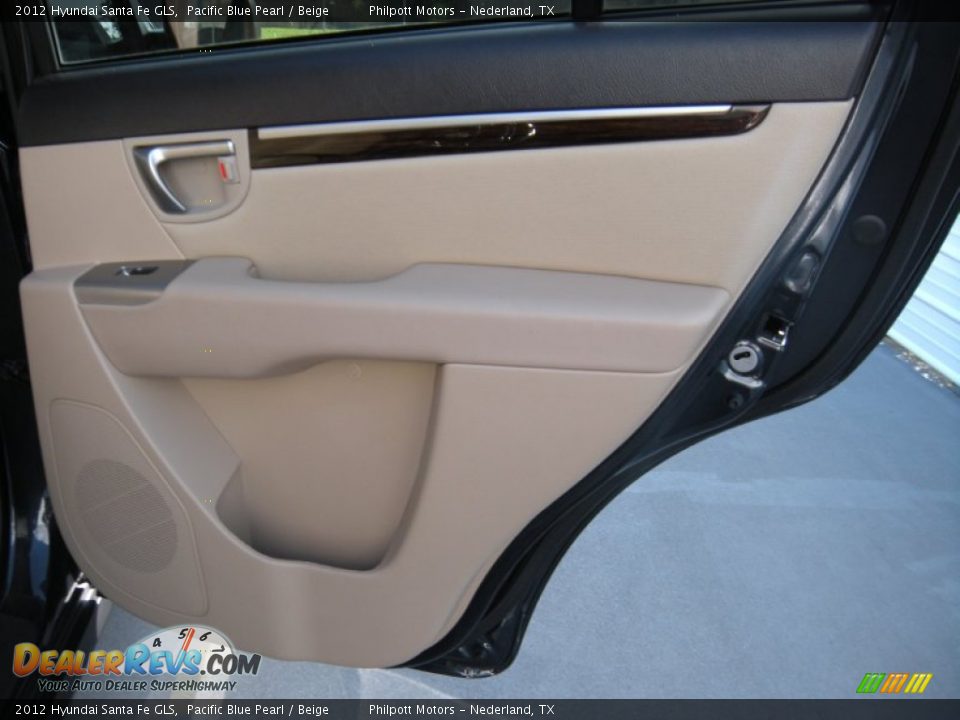 2012 Hyundai Santa Fe GLS Pacific Blue Pearl / Beige Photo #25