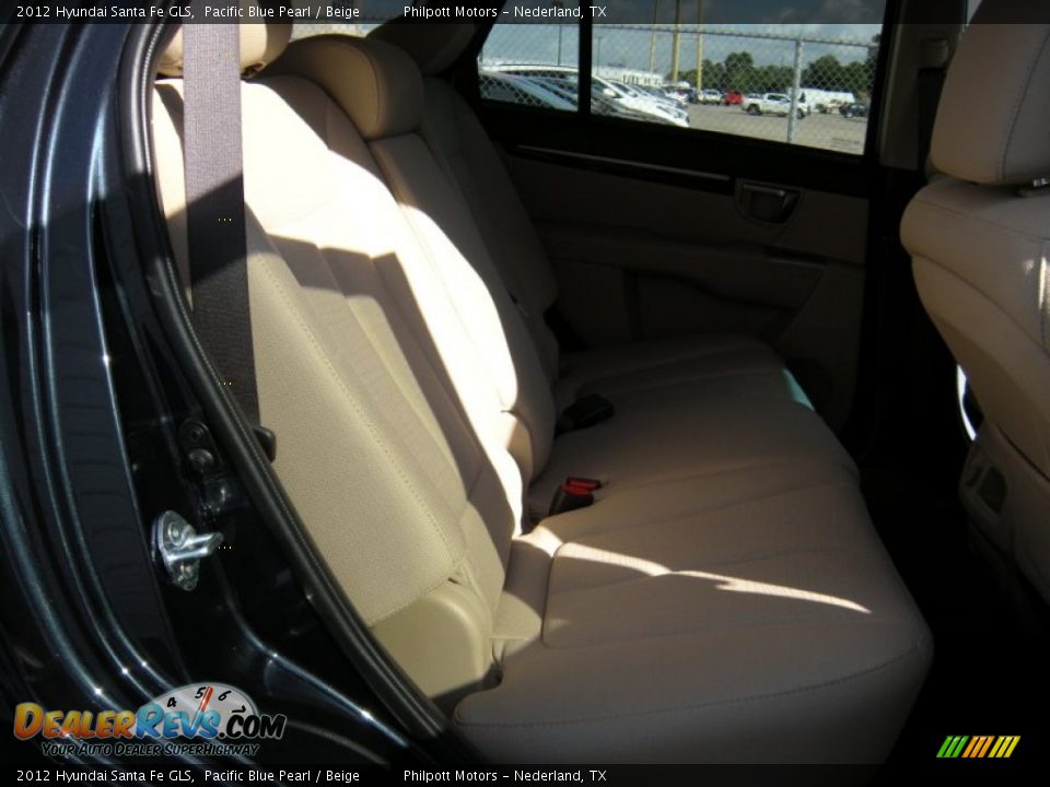 2012 Hyundai Santa Fe GLS Pacific Blue Pearl / Beige Photo #26
