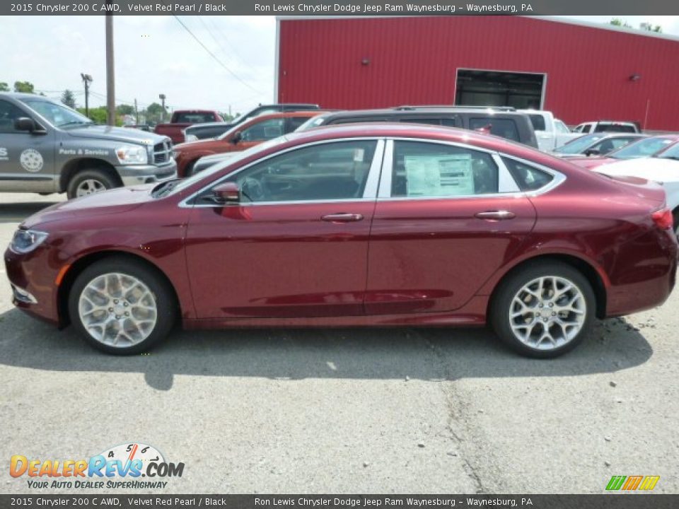 2015 Chrysler 200 C AWD Velvet Red Pearl / Black Photo #2