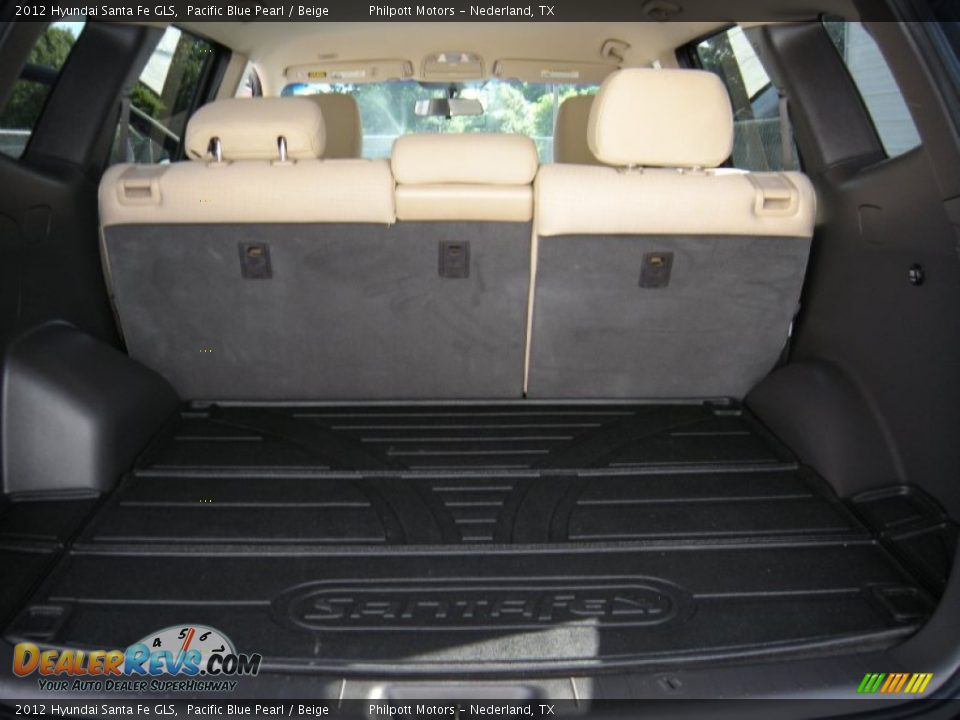 2012 Hyundai Santa Fe GLS Pacific Blue Pearl / Beige Photo #27