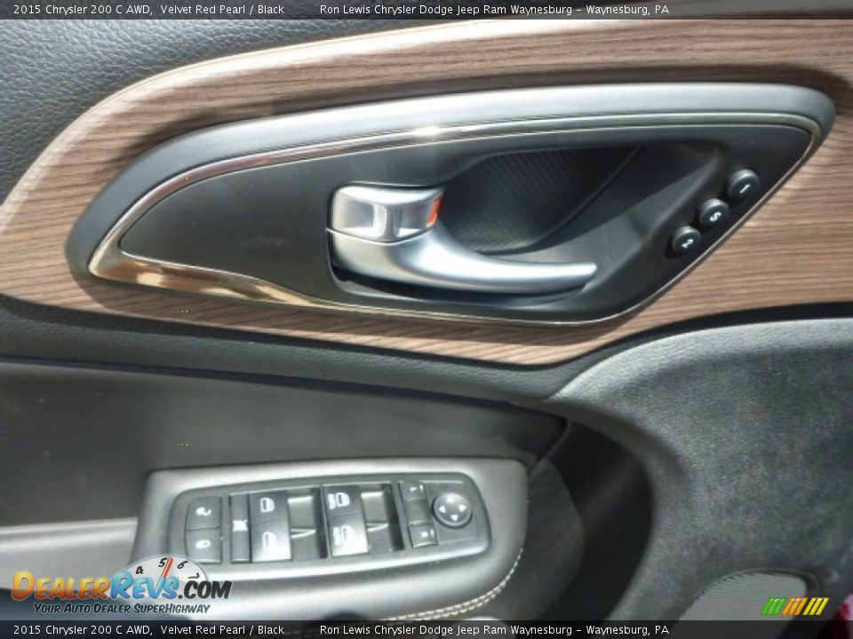2015 Chrysler 200 C AWD Velvet Red Pearl / Black Photo #8
