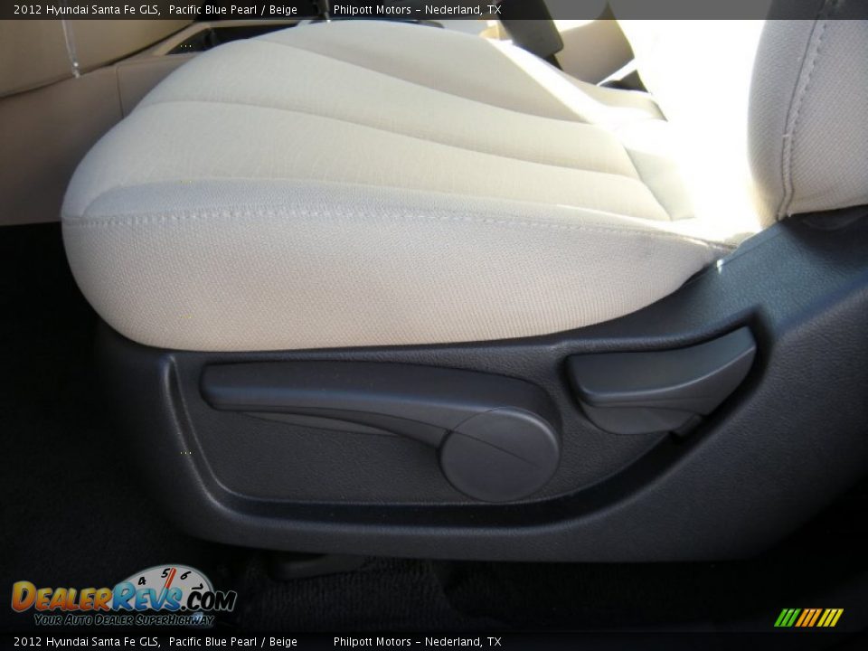 2012 Hyundai Santa Fe GLS Pacific Blue Pearl / Beige Photo #33