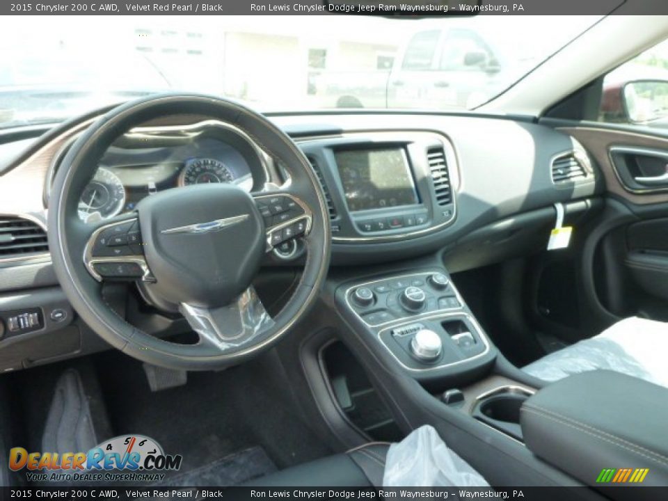 2015 Chrysler 200 C AWD Velvet Red Pearl / Black Photo #11