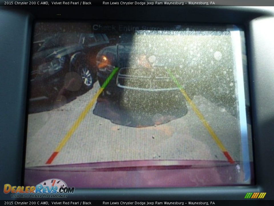 2015 Chrysler 200 C AWD Velvet Red Pearl / Black Photo #17