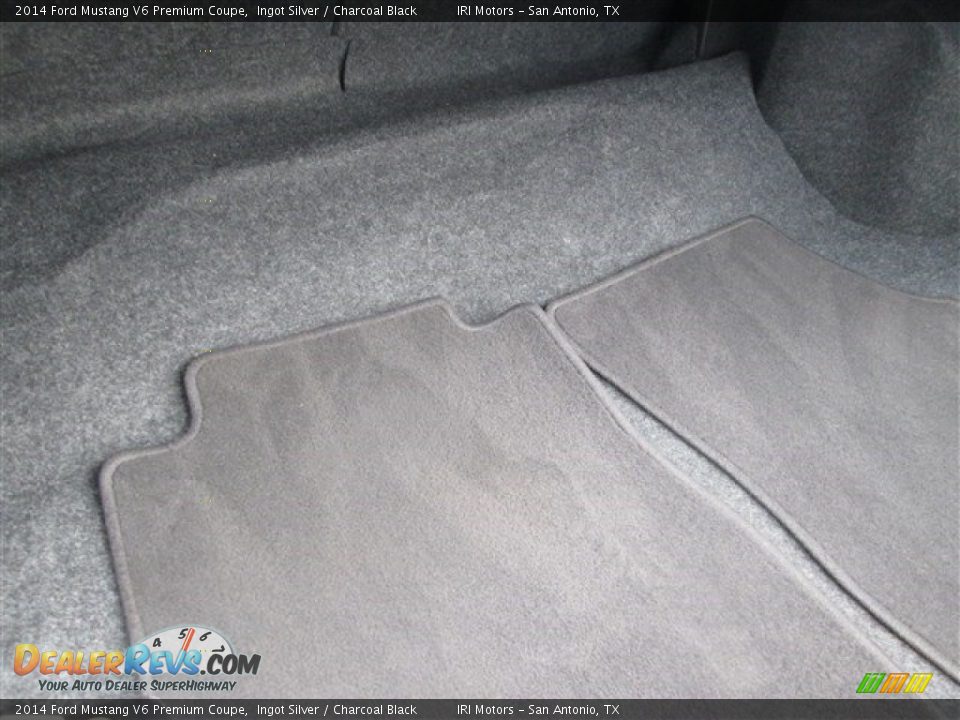 2014 Ford Mustang V6 Premium Coupe Ingot Silver / Charcoal Black Photo #11