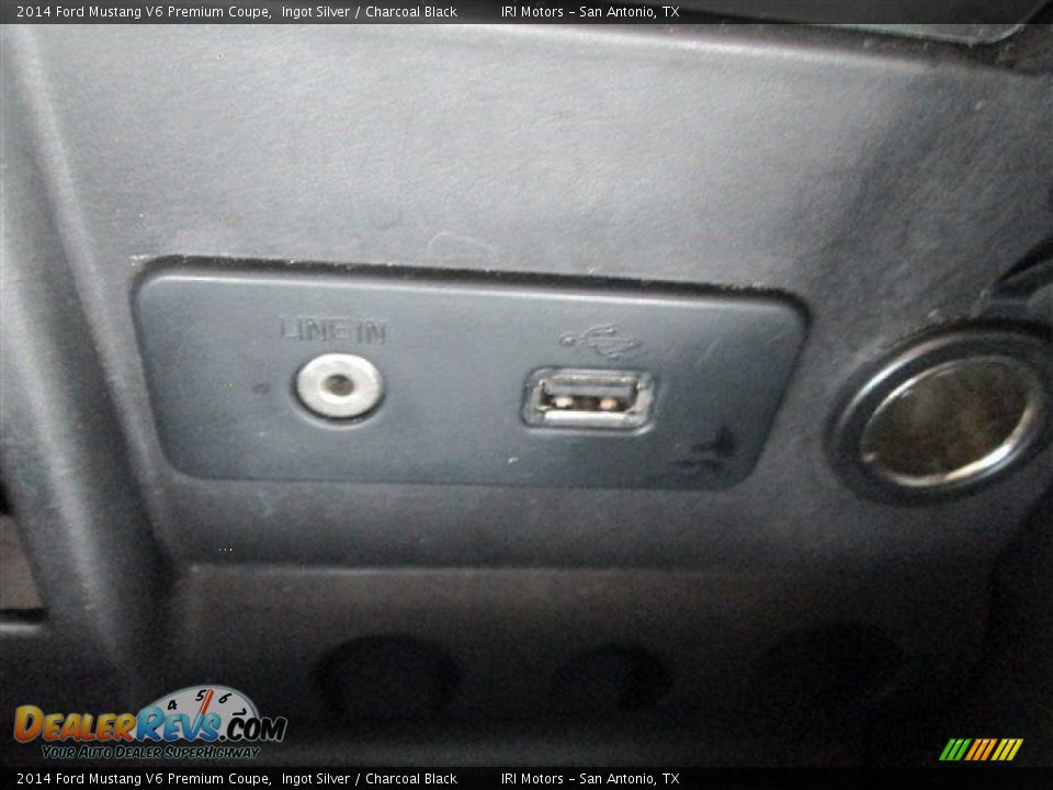 2014 Ford Mustang V6 Premium Coupe Ingot Silver / Charcoal Black Photo #15