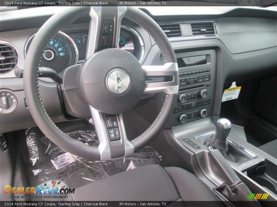 2014 Ford Mustang GT Coupe Sterling Gray / Charcoal Black Photo #11