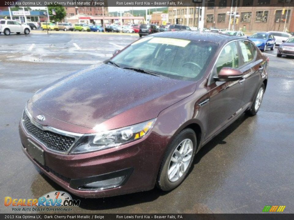 2013 Kia Optima LX Dark Cherry Pearl Metallic / Beige Photo #4