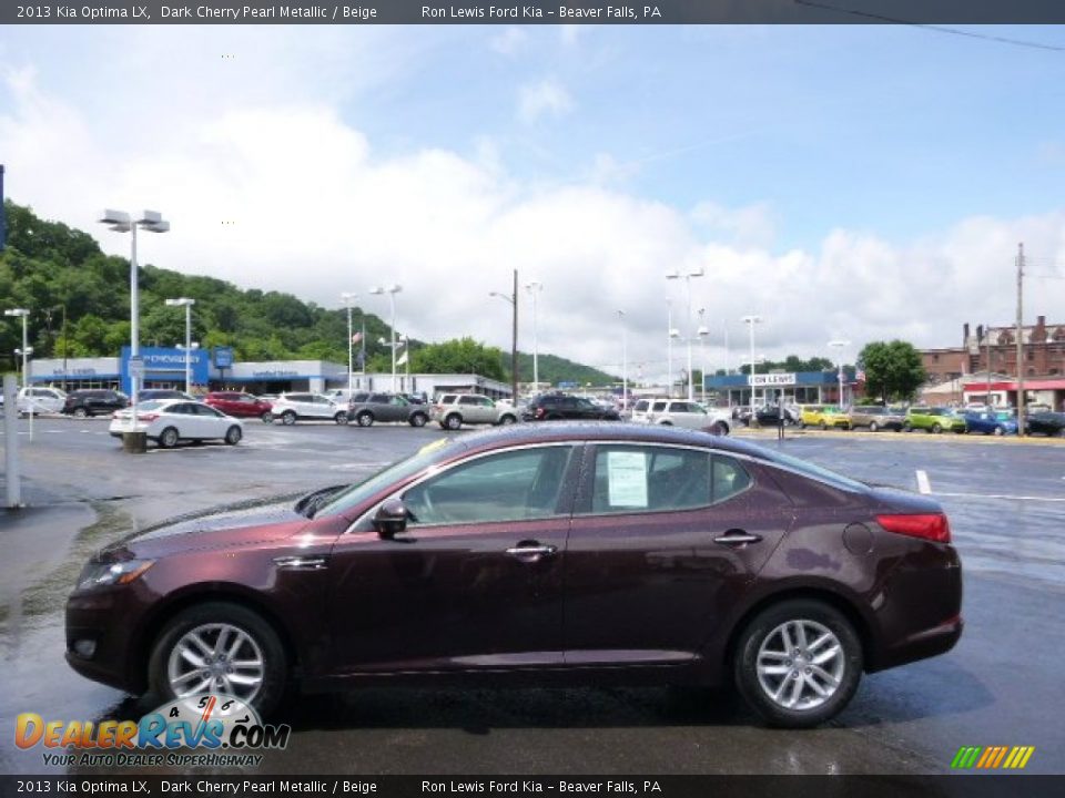 2013 Kia Optima LX Dark Cherry Pearl Metallic / Beige Photo #5