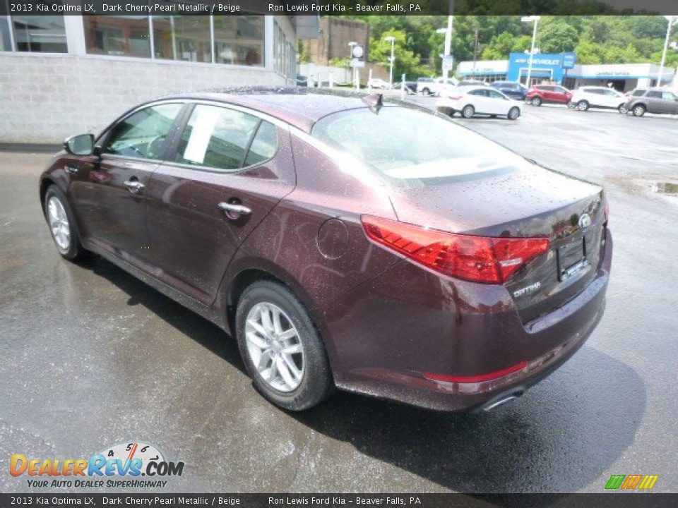 2013 Kia Optima LX Dark Cherry Pearl Metallic / Beige Photo #6