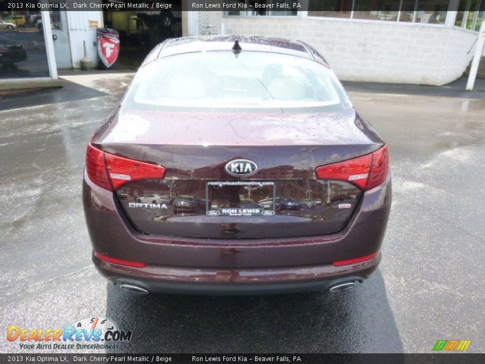2013 Kia Optima LX Dark Cherry Pearl Metallic / Beige Photo #7