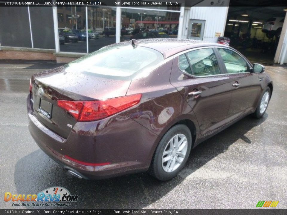 2013 Kia Optima LX Dark Cherry Pearl Metallic / Beige Photo #8