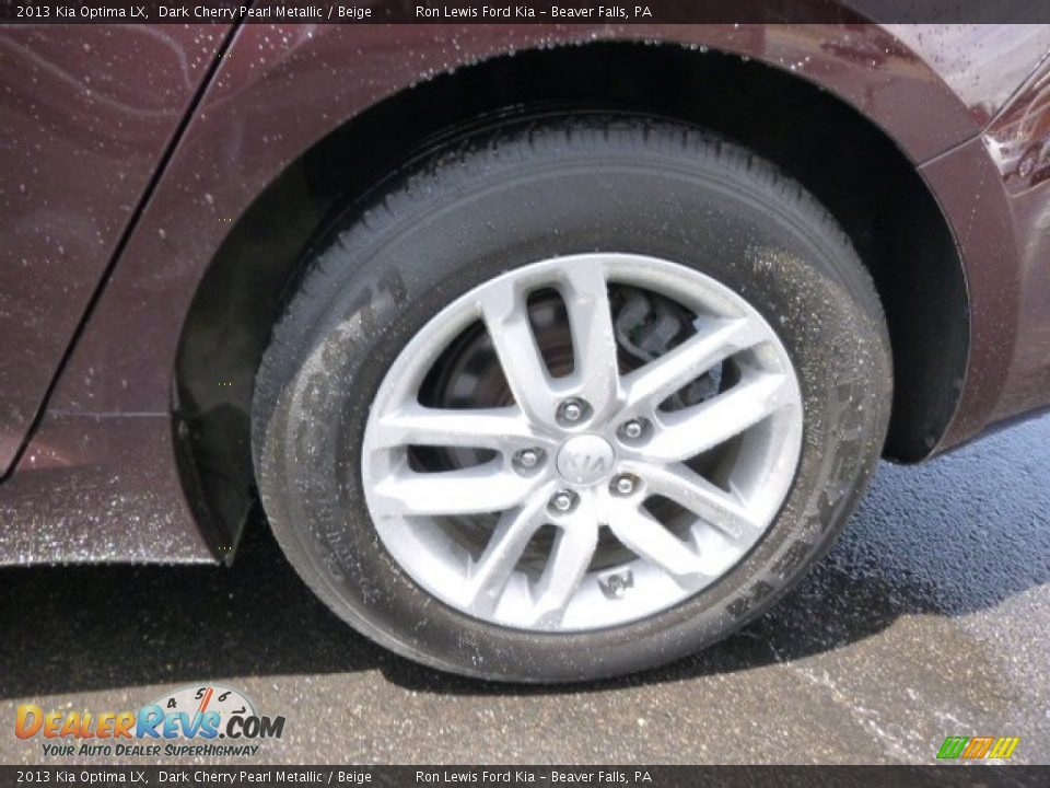 2013 Kia Optima LX Dark Cherry Pearl Metallic / Beige Photo #9