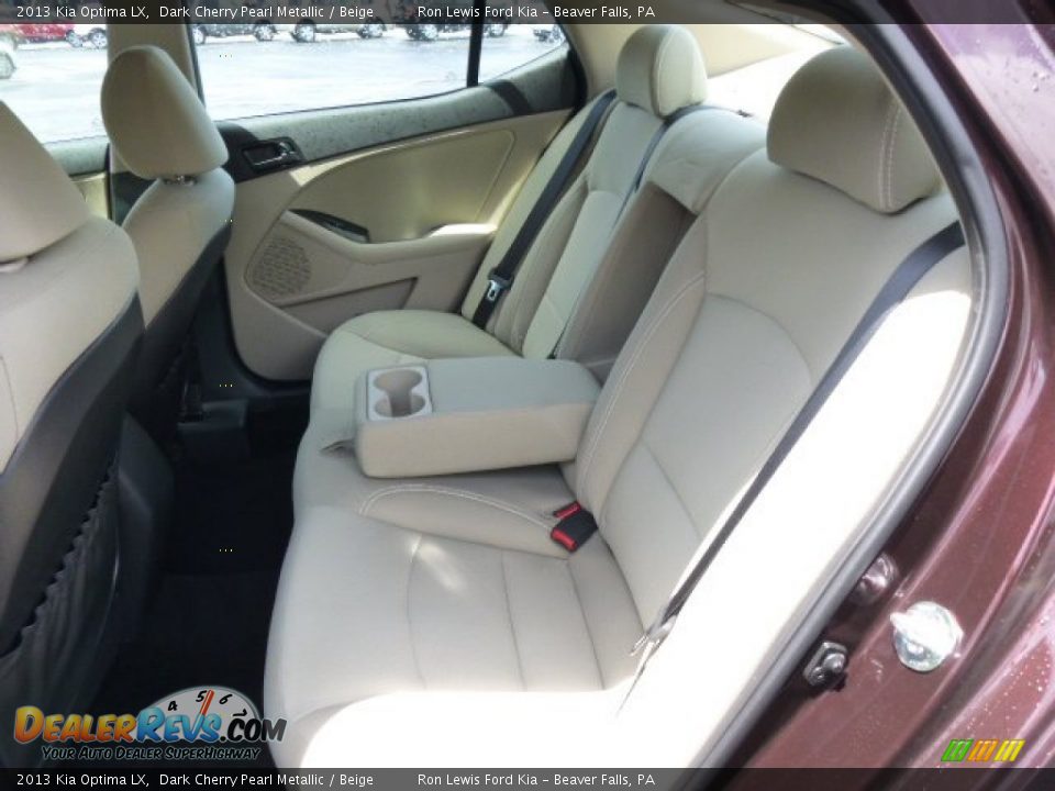 2013 Kia Optima LX Dark Cherry Pearl Metallic / Beige Photo #12
