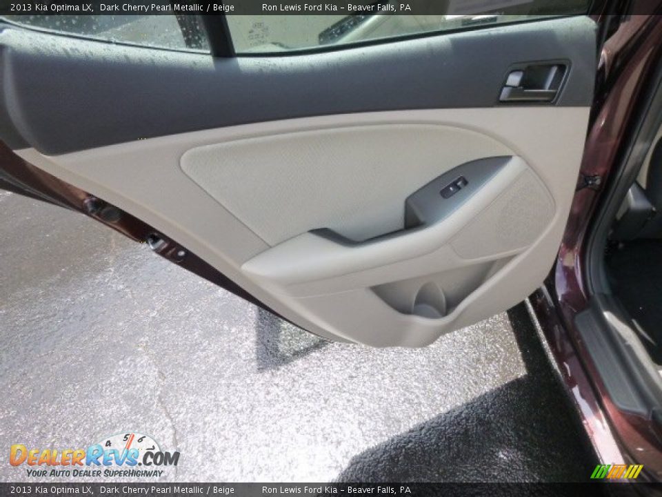 2013 Kia Optima LX Dark Cherry Pearl Metallic / Beige Photo #13