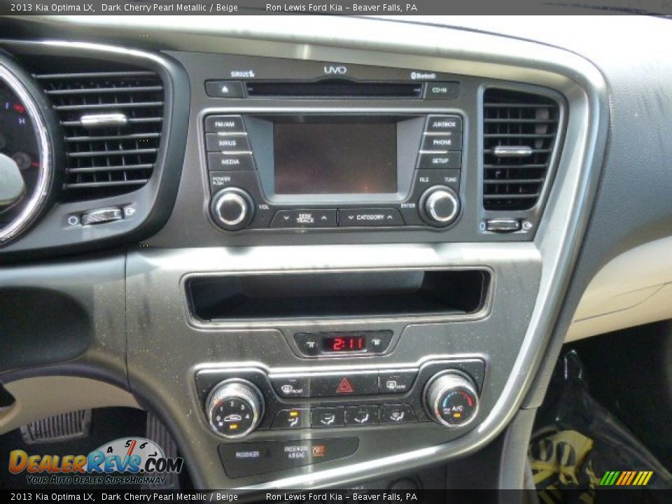 2013 Kia Optima LX Dark Cherry Pearl Metallic / Beige Photo #15
