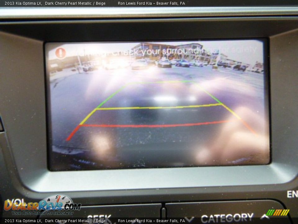 2013 Kia Optima LX Dark Cherry Pearl Metallic / Beige Photo #16