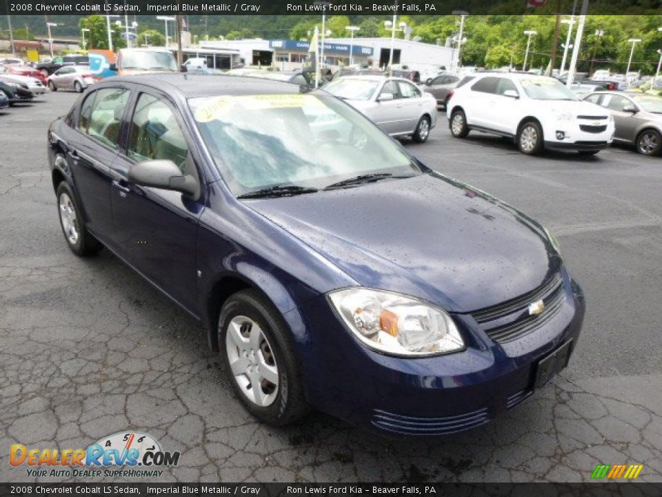 2008 Chevrolet Cobalt LS Sedan Imperial Blue Metallic / Gray Photo #2