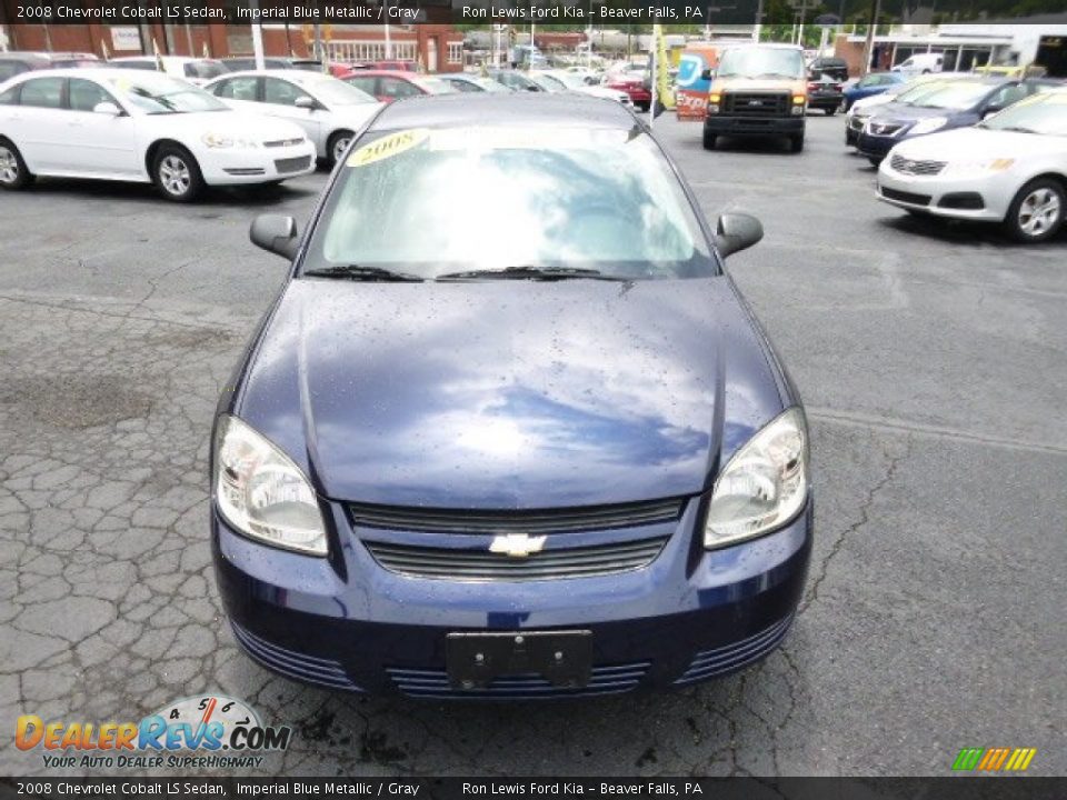 2008 Chevrolet Cobalt LS Sedan Imperial Blue Metallic / Gray Photo #3